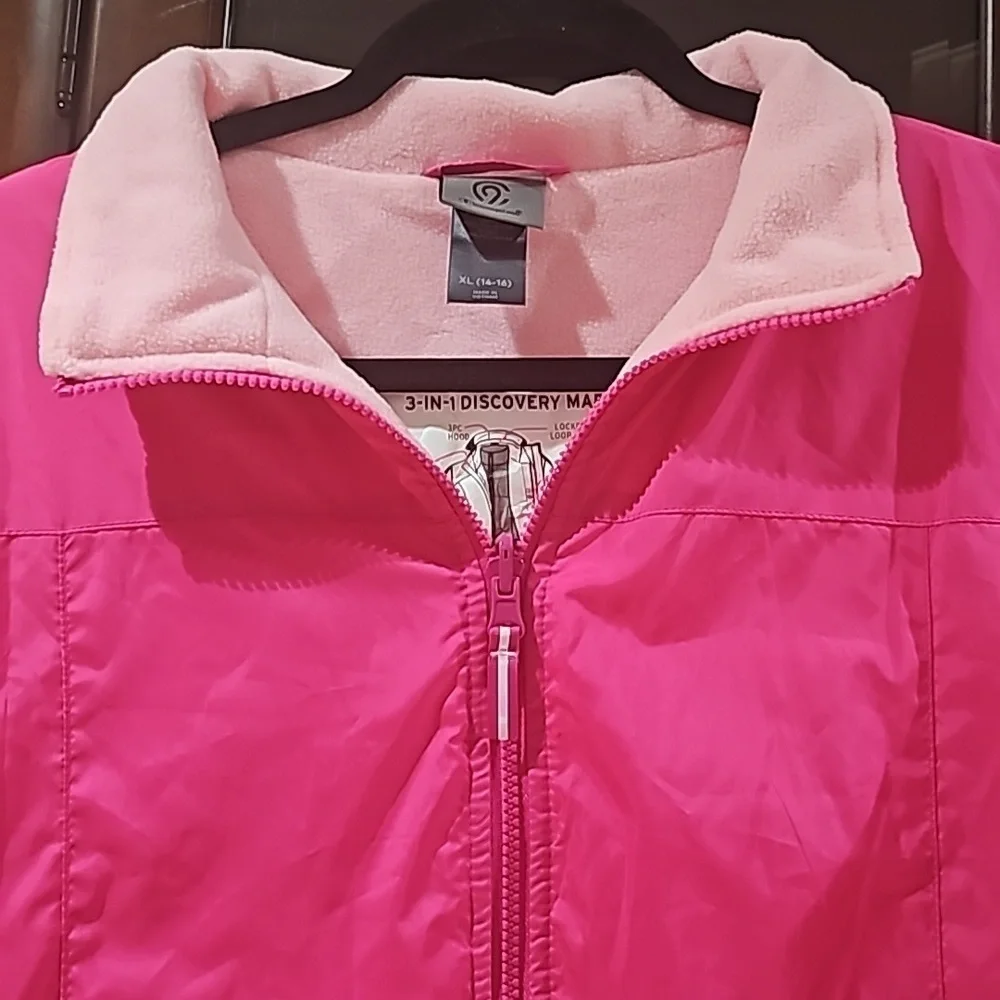 CHAMPION INSULATED JACKET PINK GIRLS 14-16 NWOT